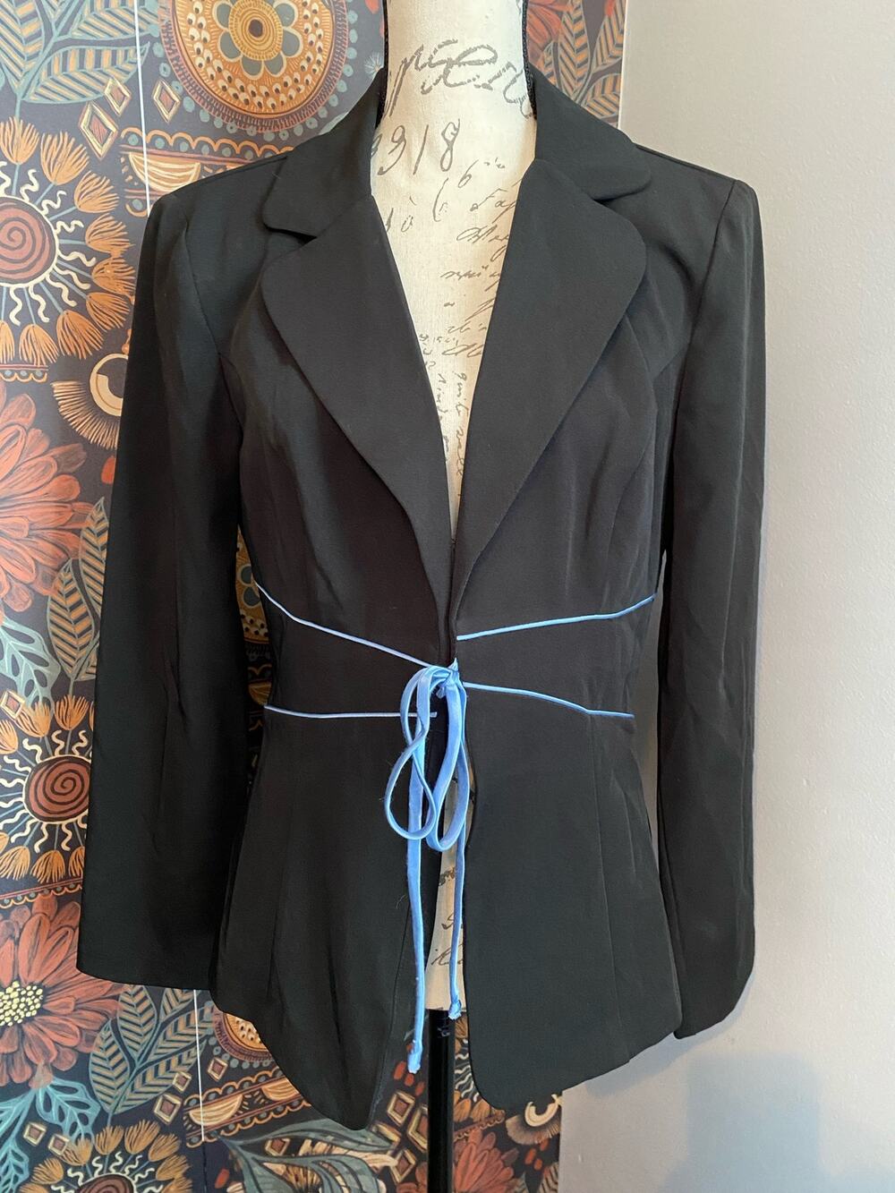 Authentic Y2K My Michelle Black Blazer Juniors Size 11/12